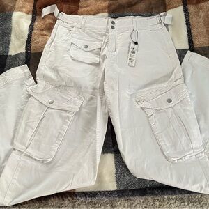 Garage Women's White Cargo Pants